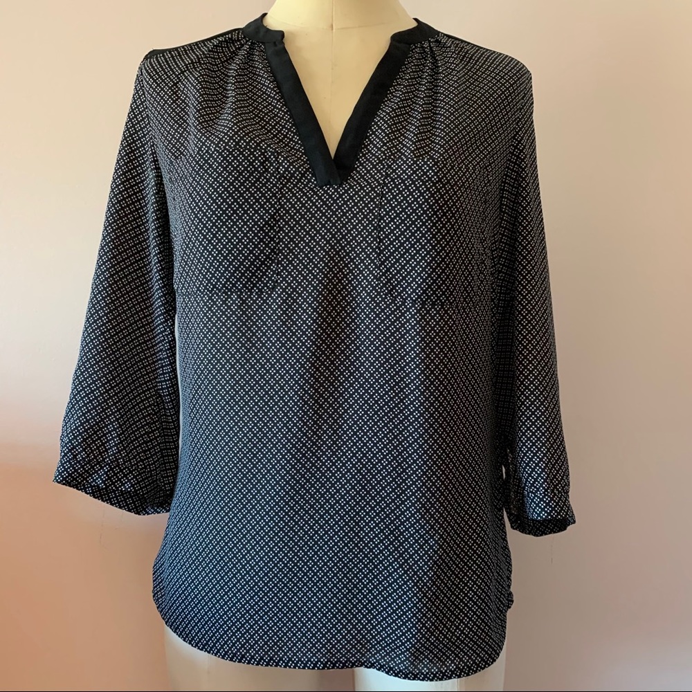 H&M pretty in black tunic-style
